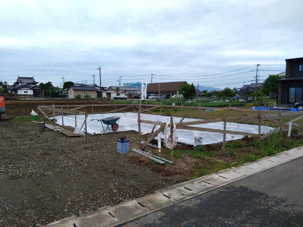 I様邸、いよいよ本格的な基礎工事がスタート！