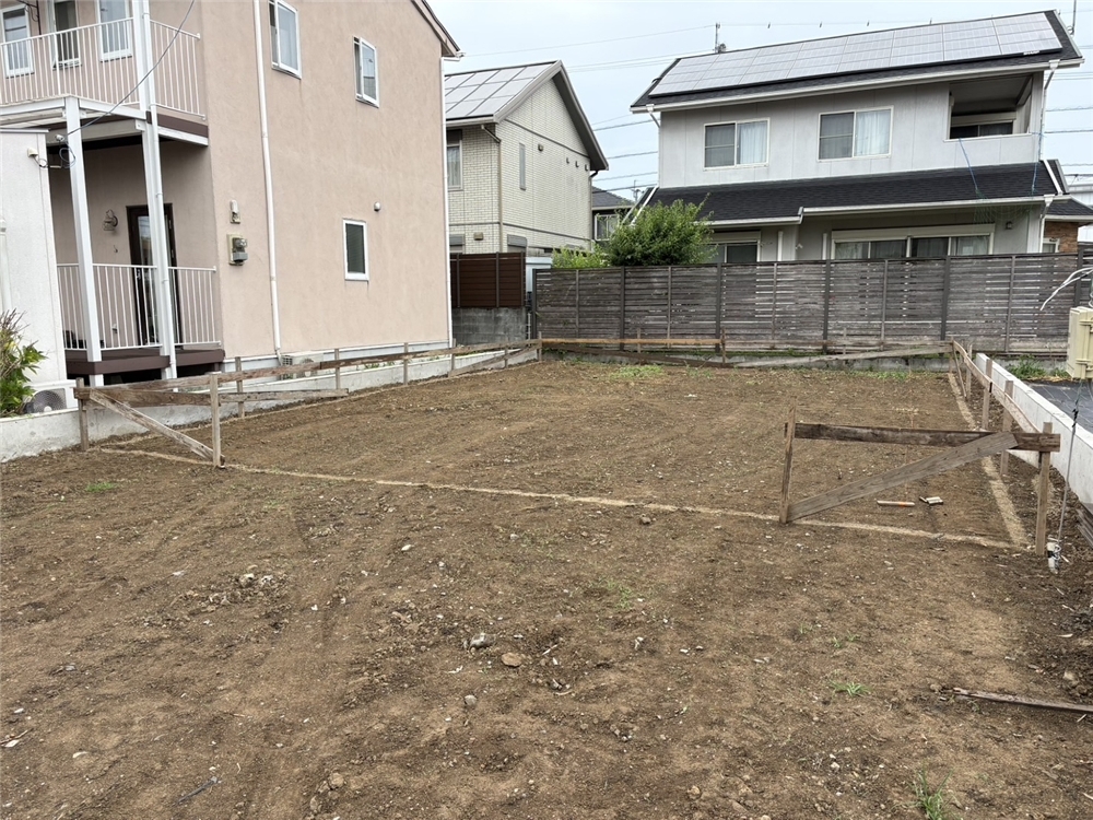 S様邸、いよいよ着工！お家の配置を確認しました。