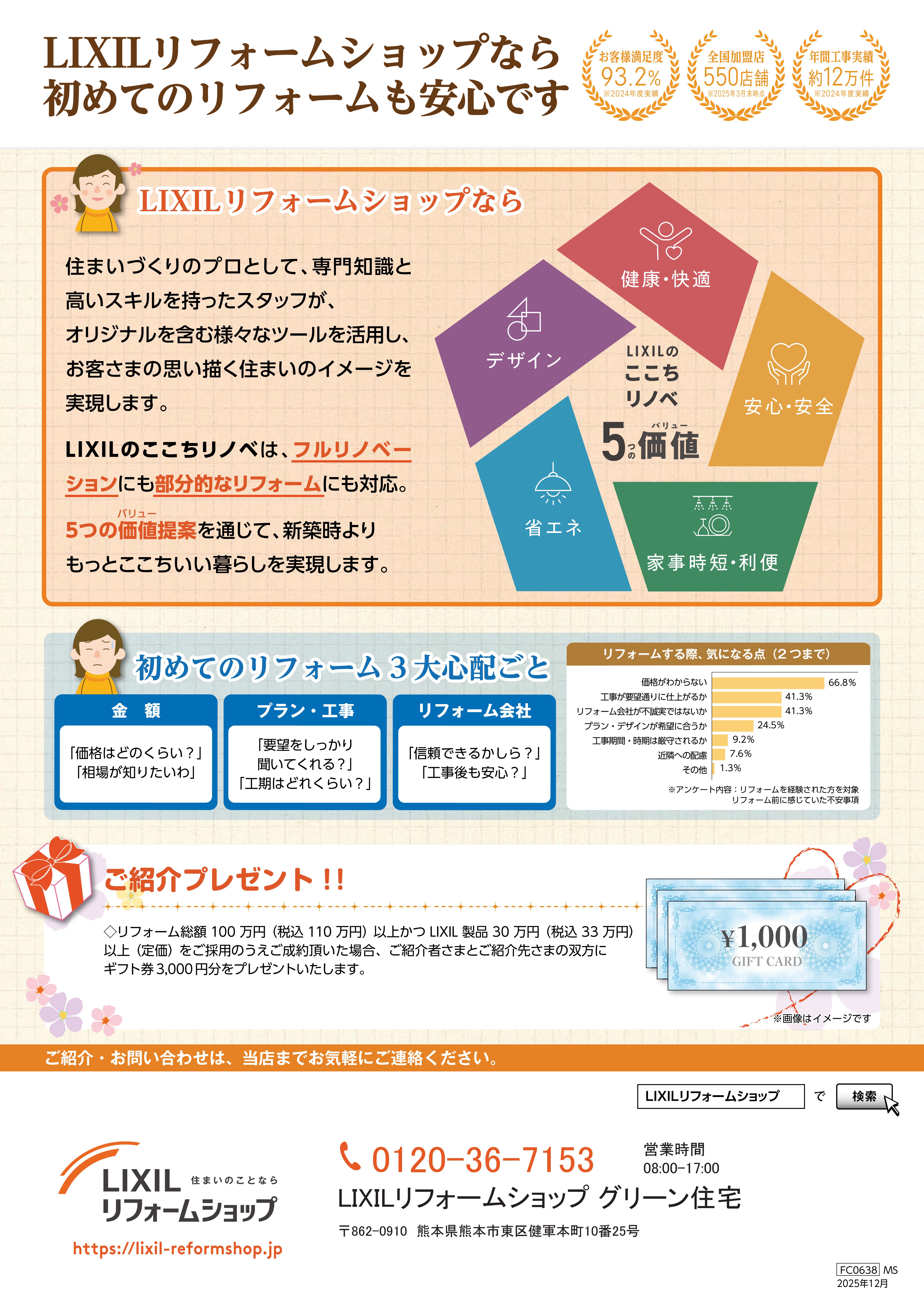 お知り合い紹介チラシ 裏面